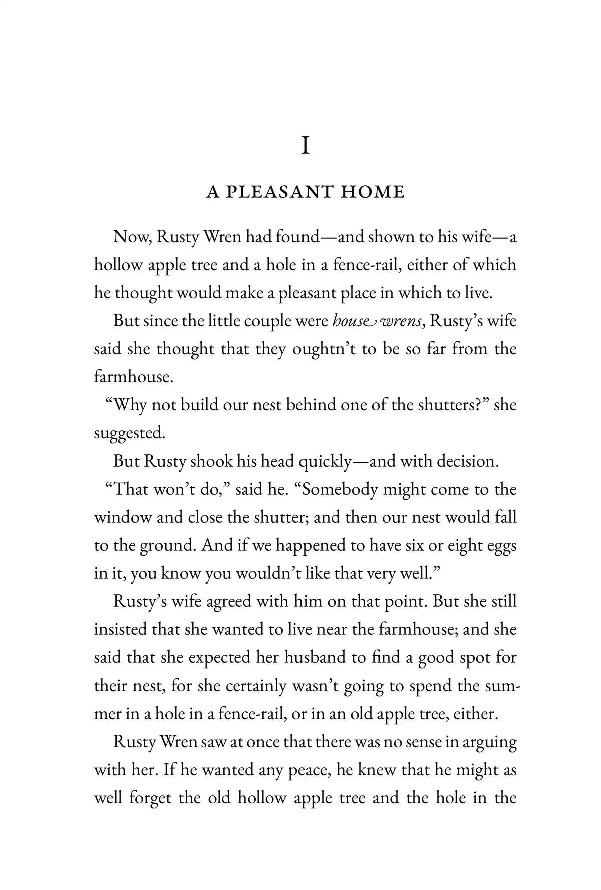 The Tale of Rusty Wren — story page 01