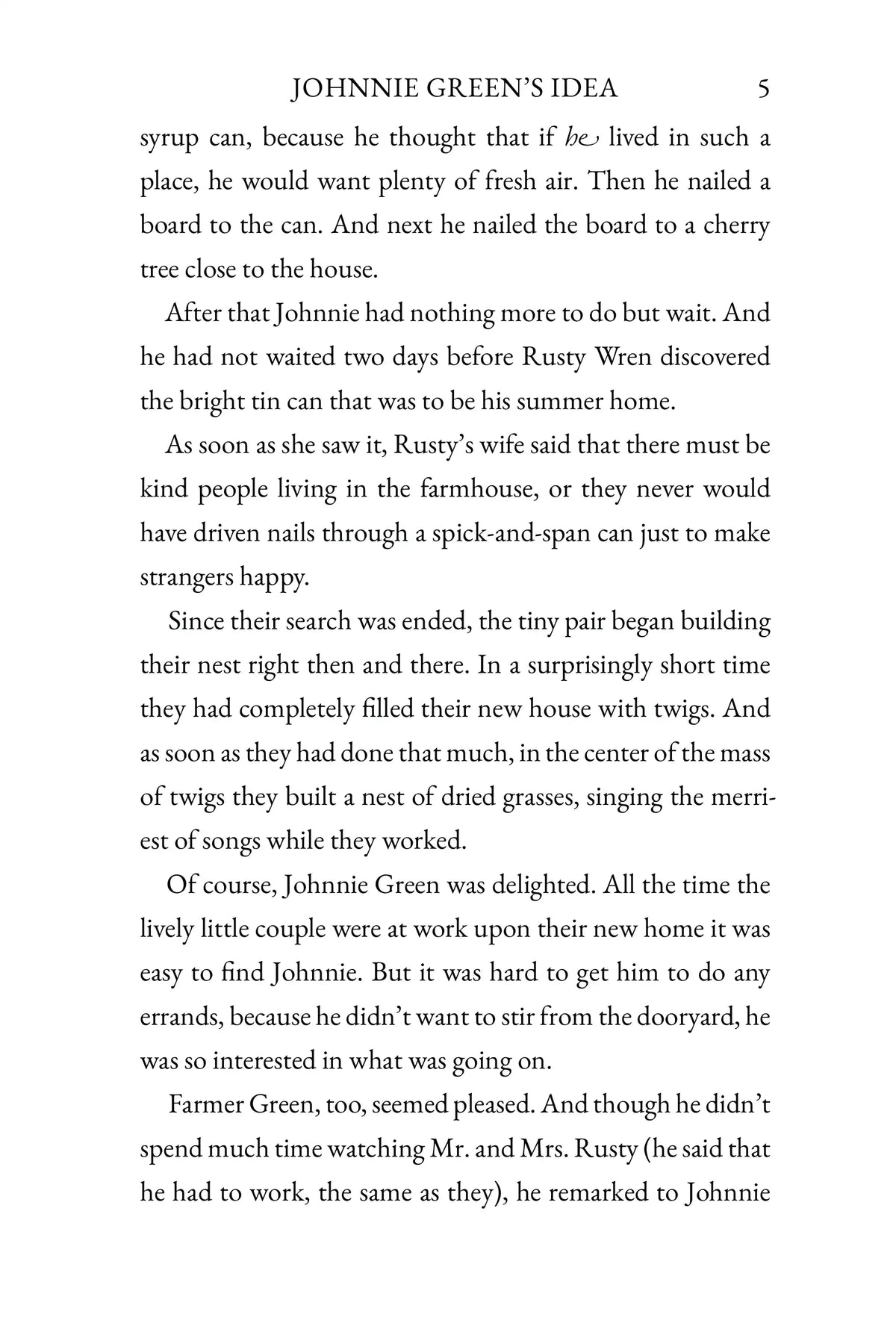 The Tale of Rusty Wren — story page 05