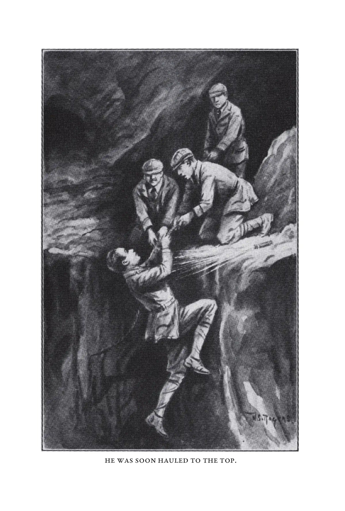 The Secret of the Caves — frontispiece