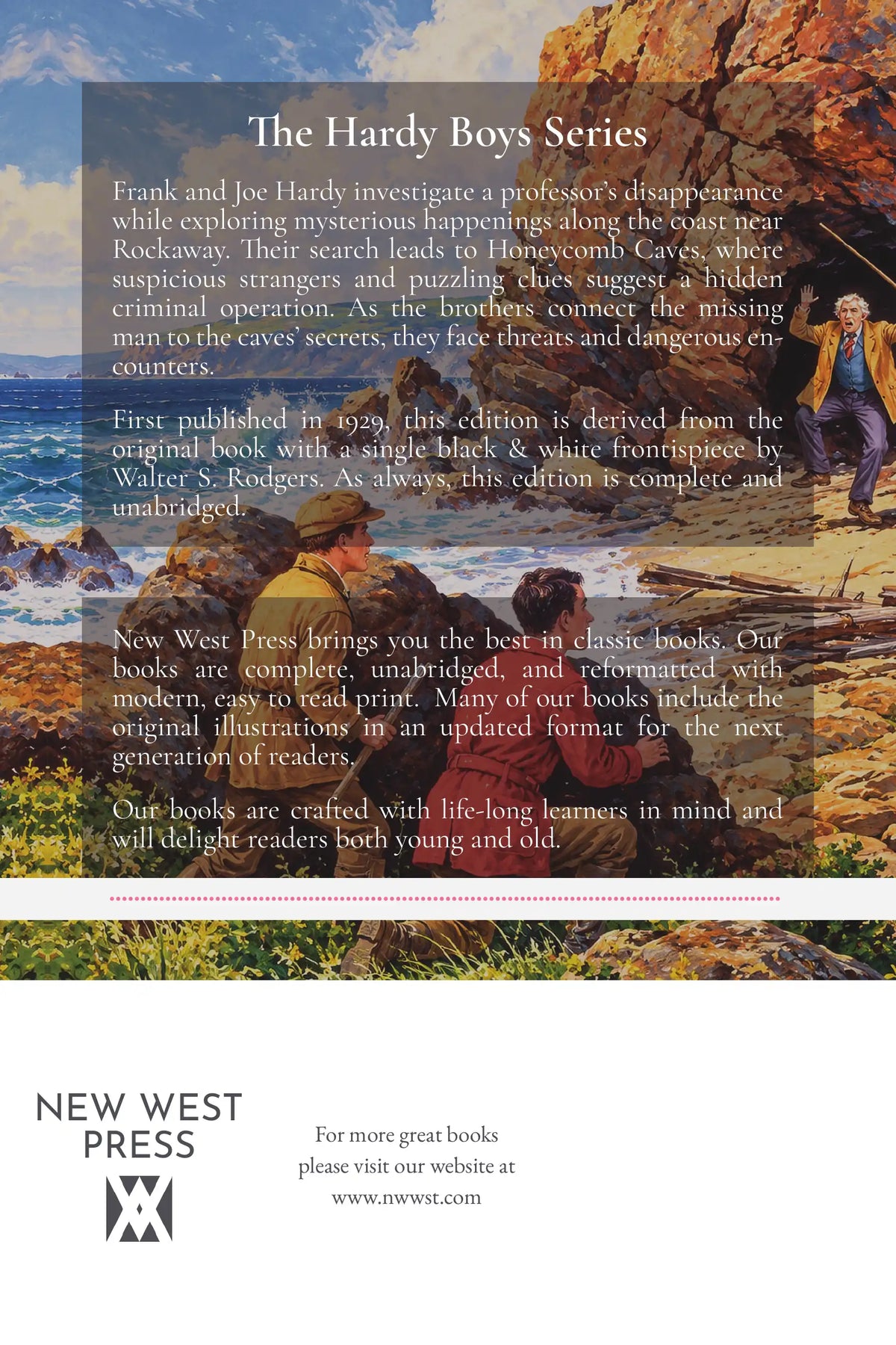 The Secret of the Caves — back cover