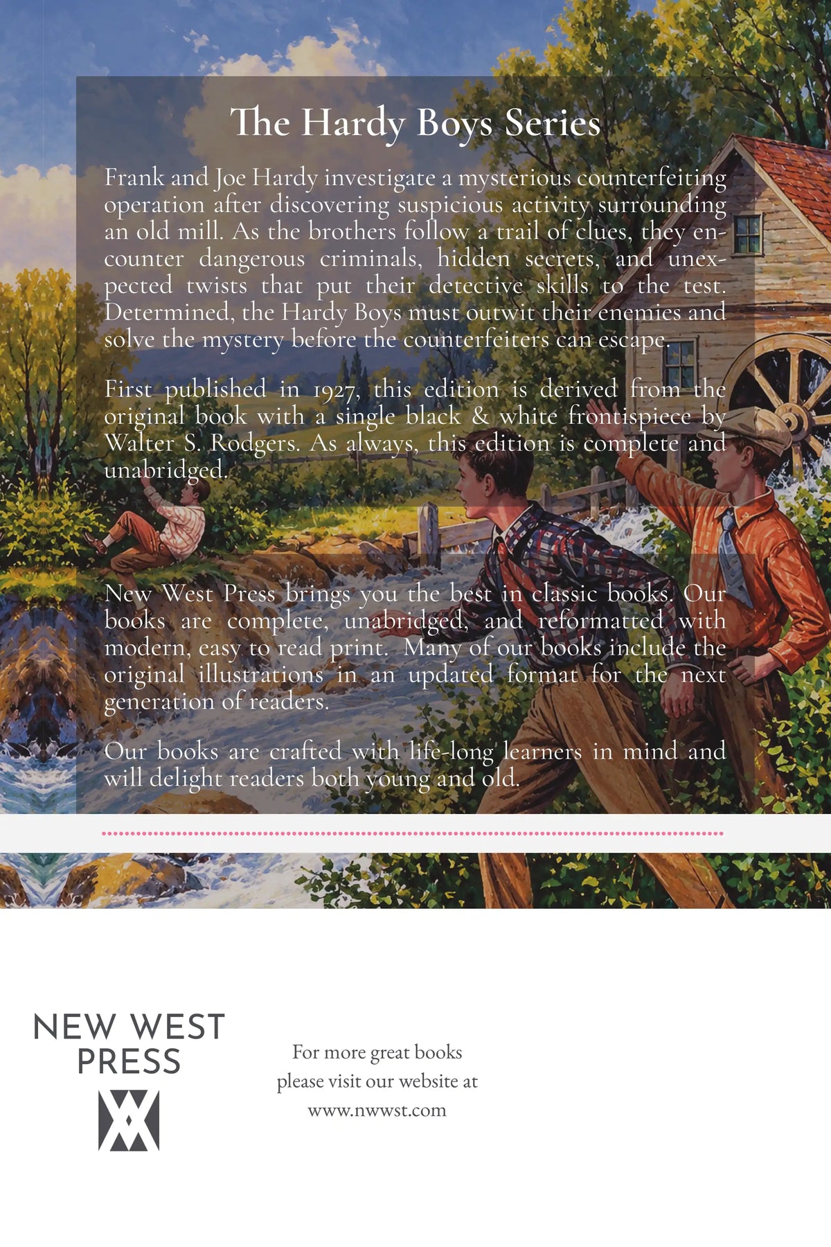 The Secret of the Old Mill — back cover
