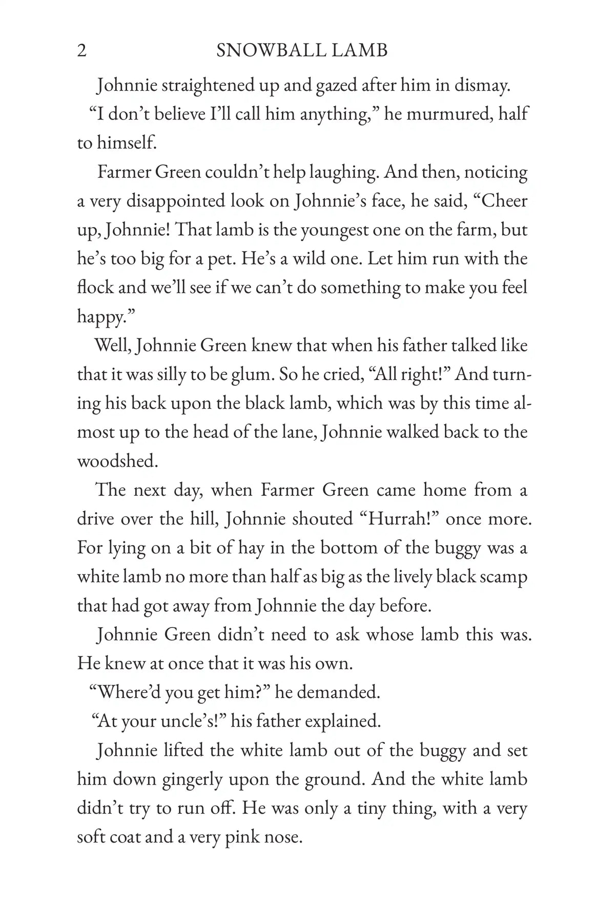 The Tale of Snowball Lamb — story page 2