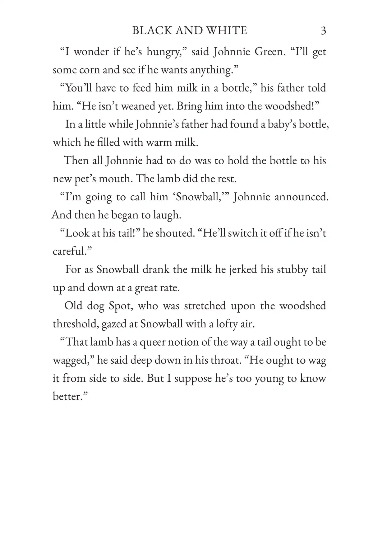 The Tale of Snowball Lamb — story page 3