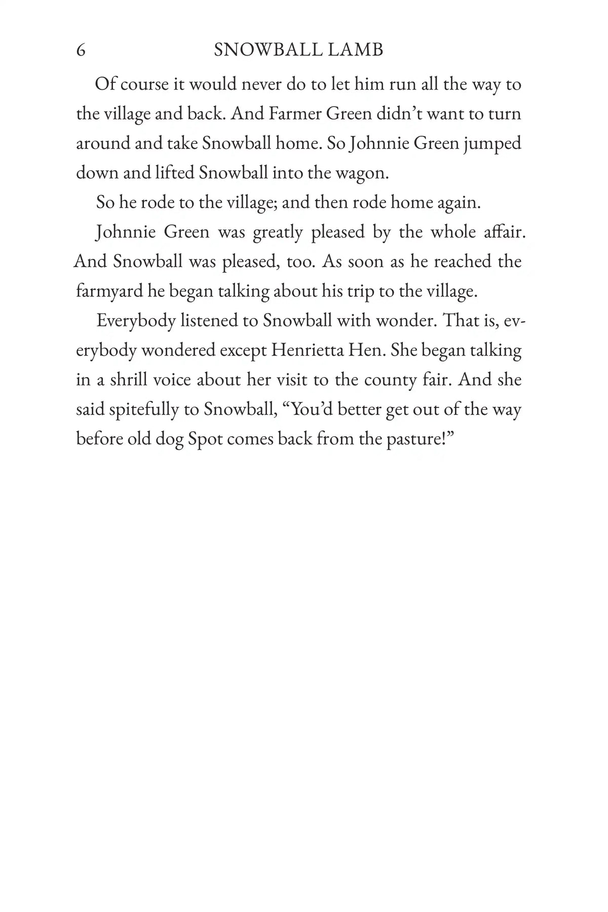 The Tale of Snowball Lamb — story page 6