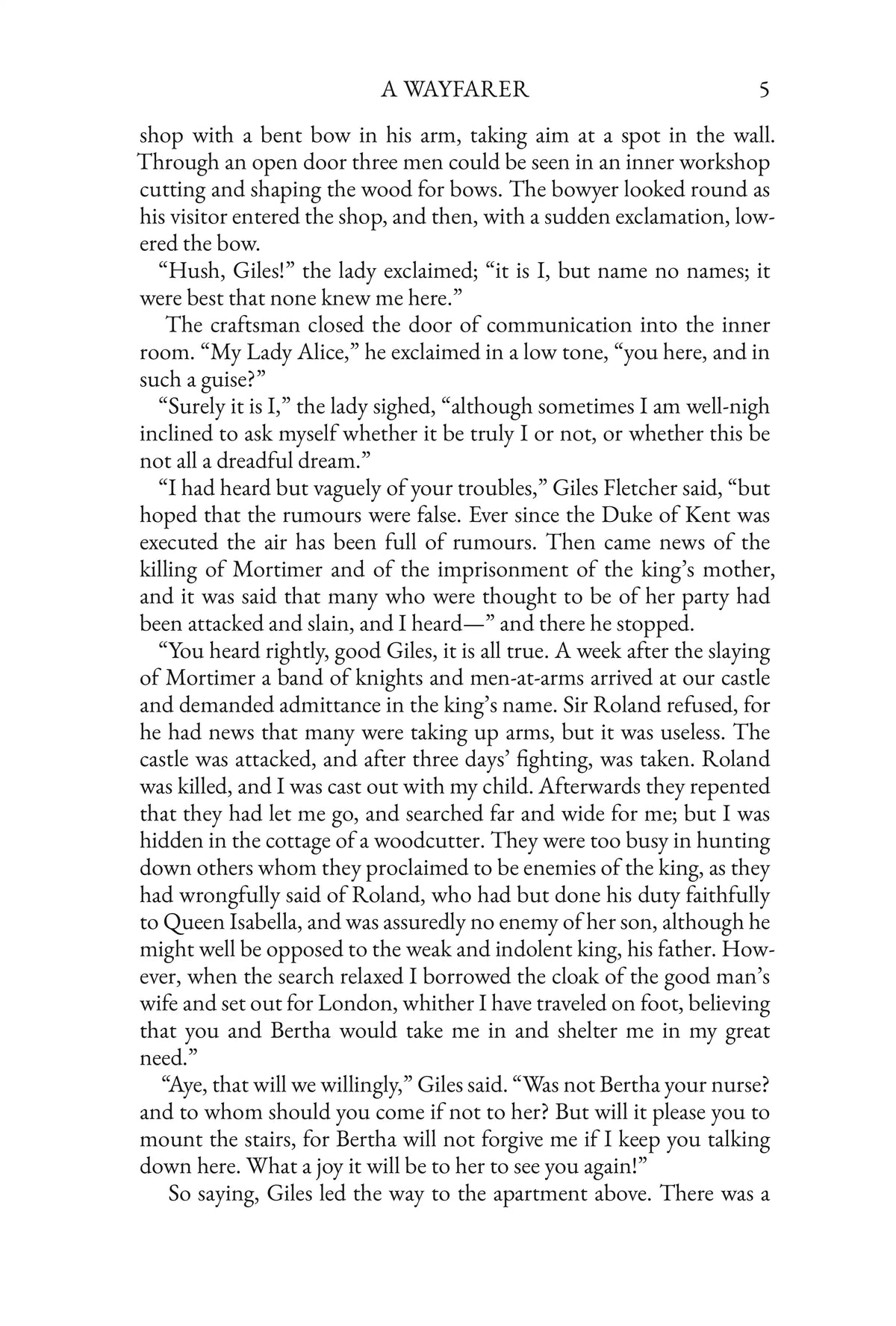 St. George for England by G. A. Henty — story page 5