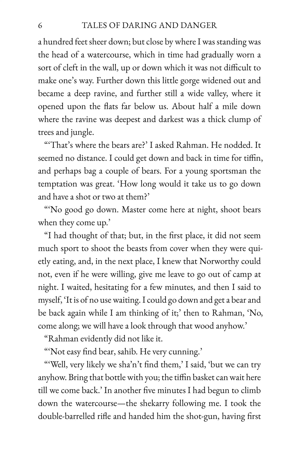 Tales of Daring and Danger by G. A. Henty — story page 6