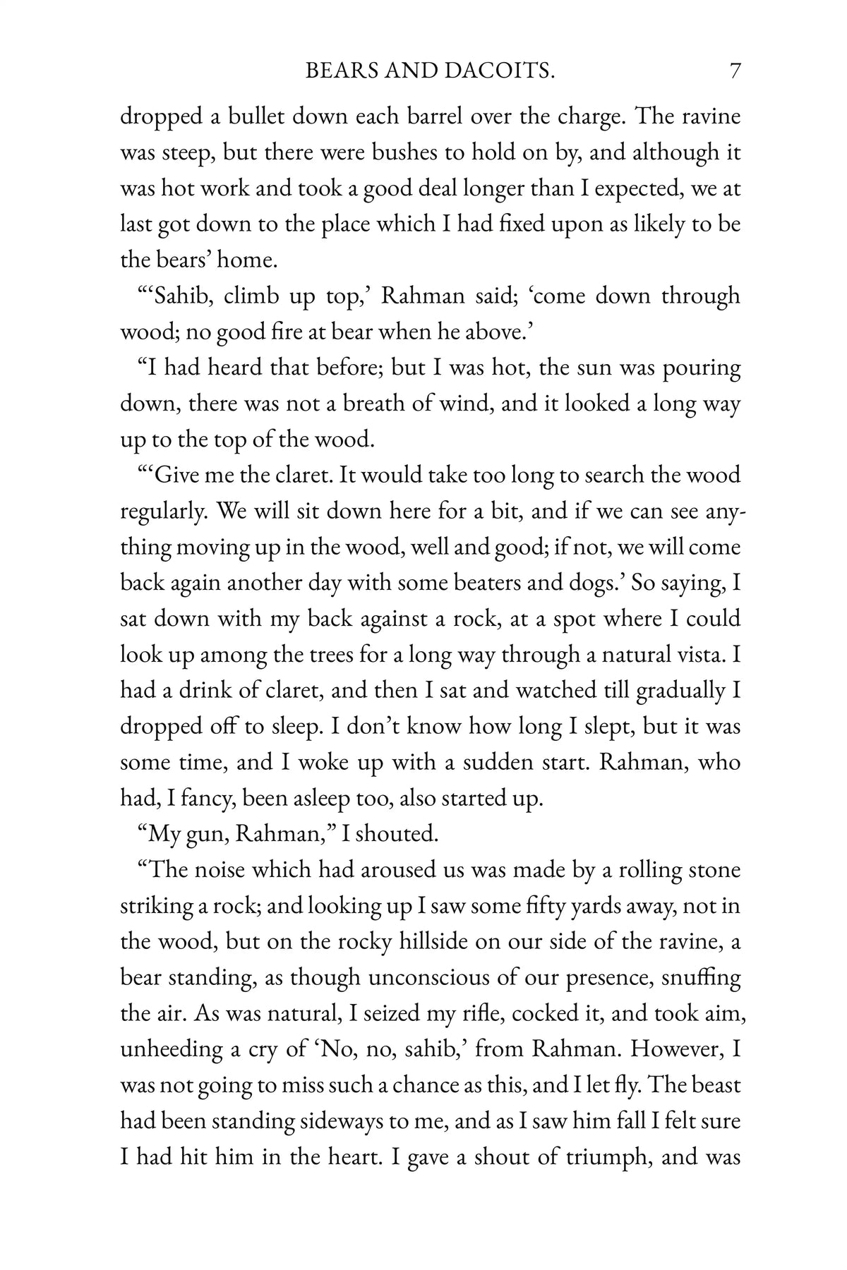Tales of Daring and Danger by G. A. Henty — story page 7