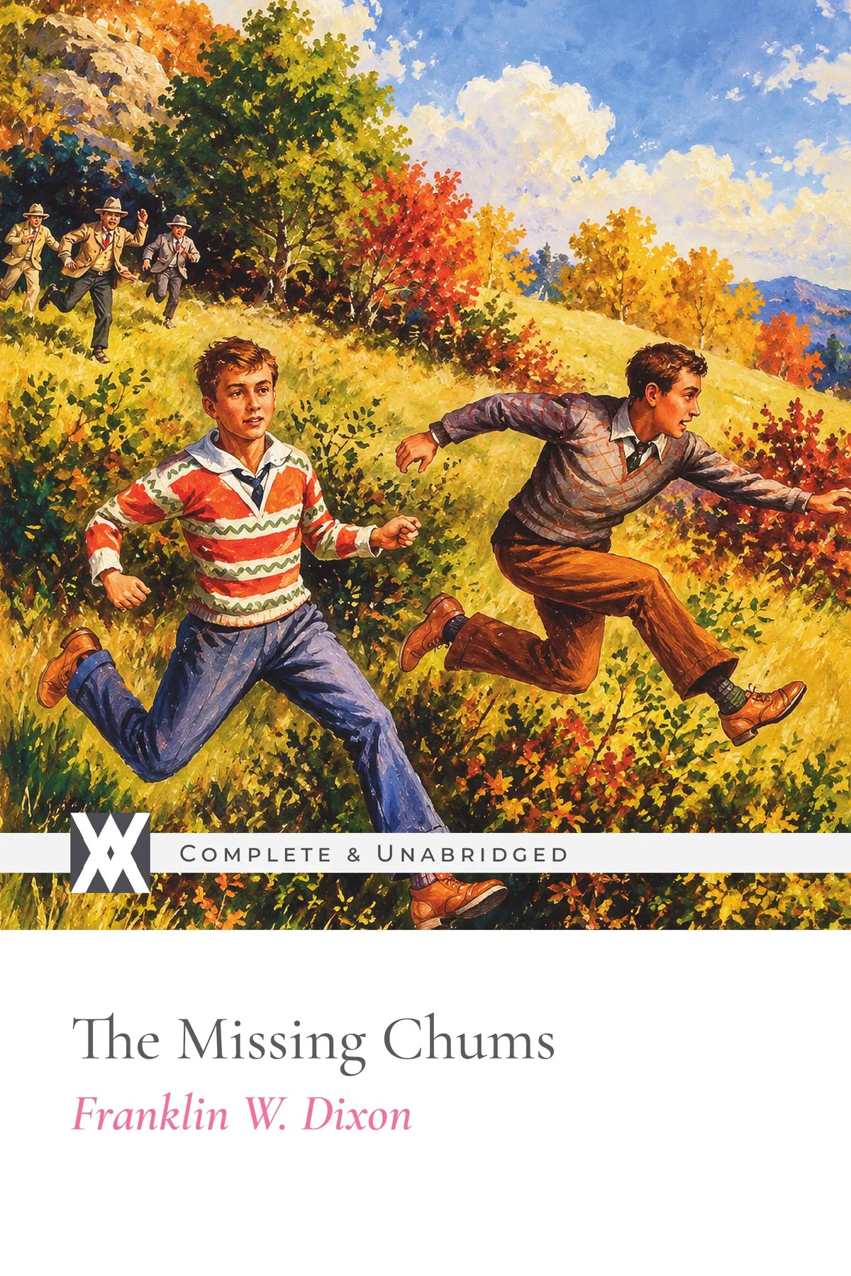 The Missing Chums by Franklin W. Dixon — front cover