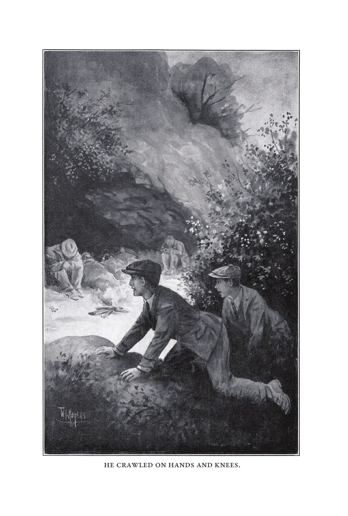 The Missing Chums — frontispiece