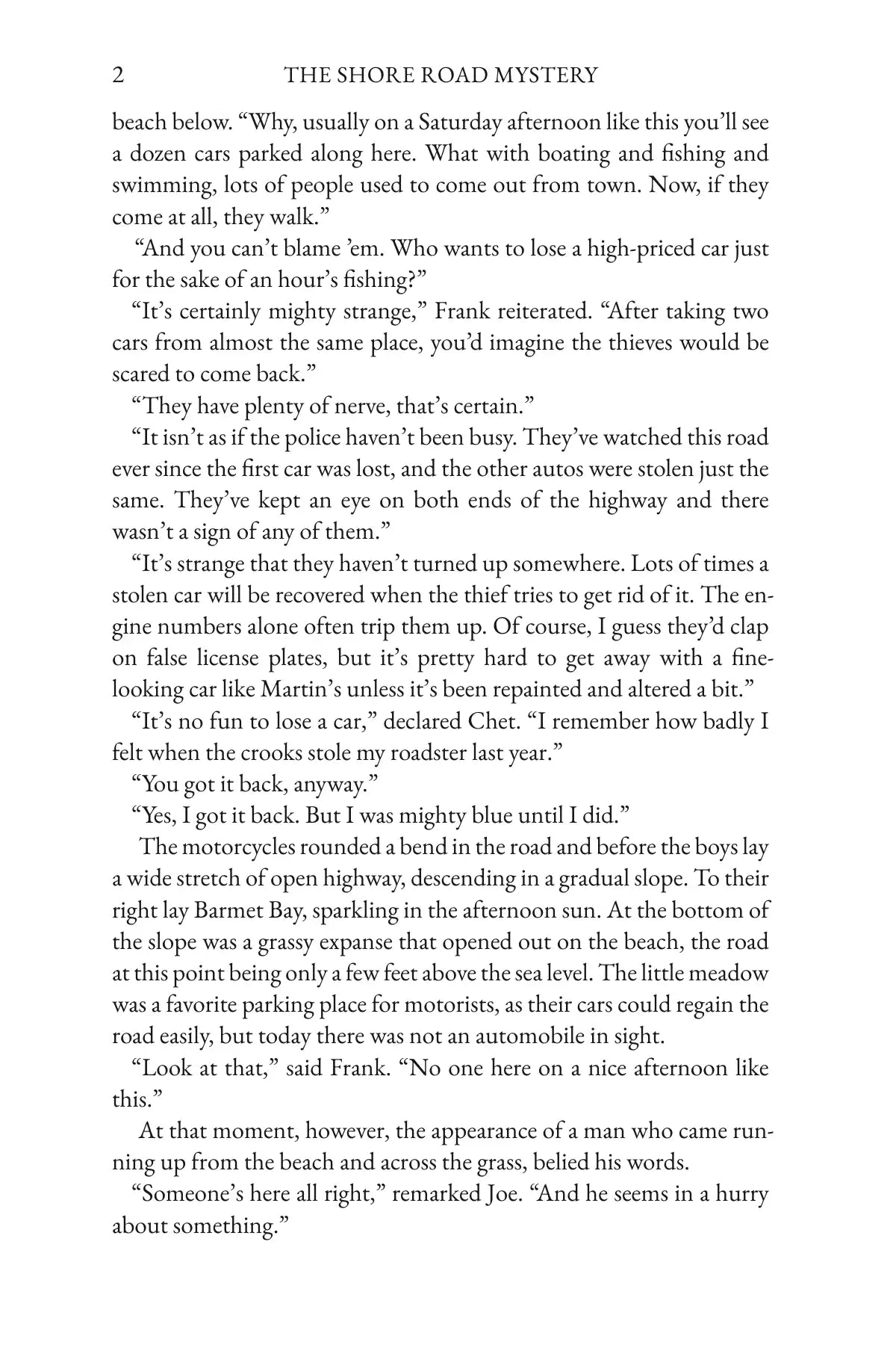 The Shore Road Mystery — story page 2