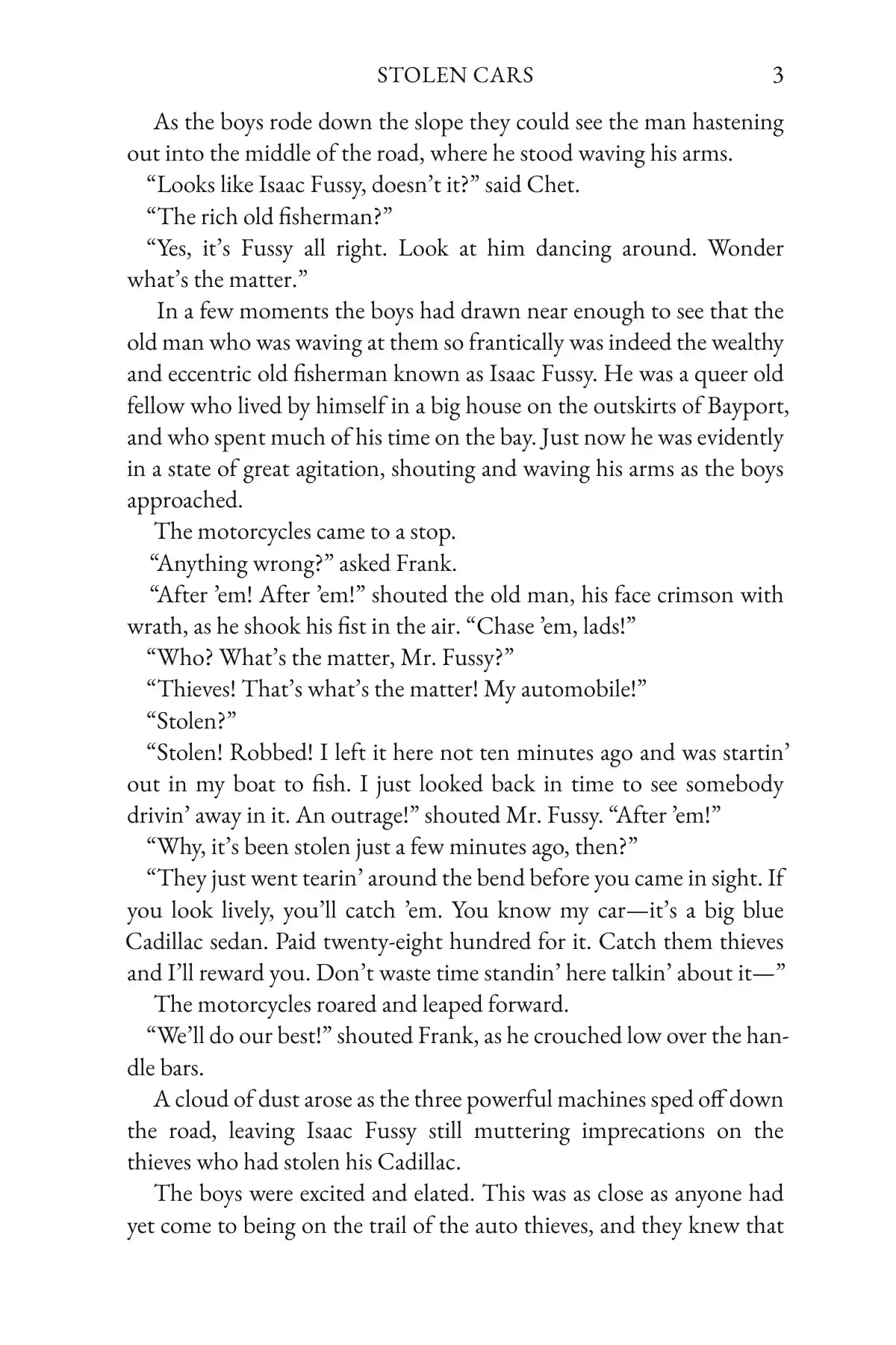 The Shore Road Mystery — story page 3
