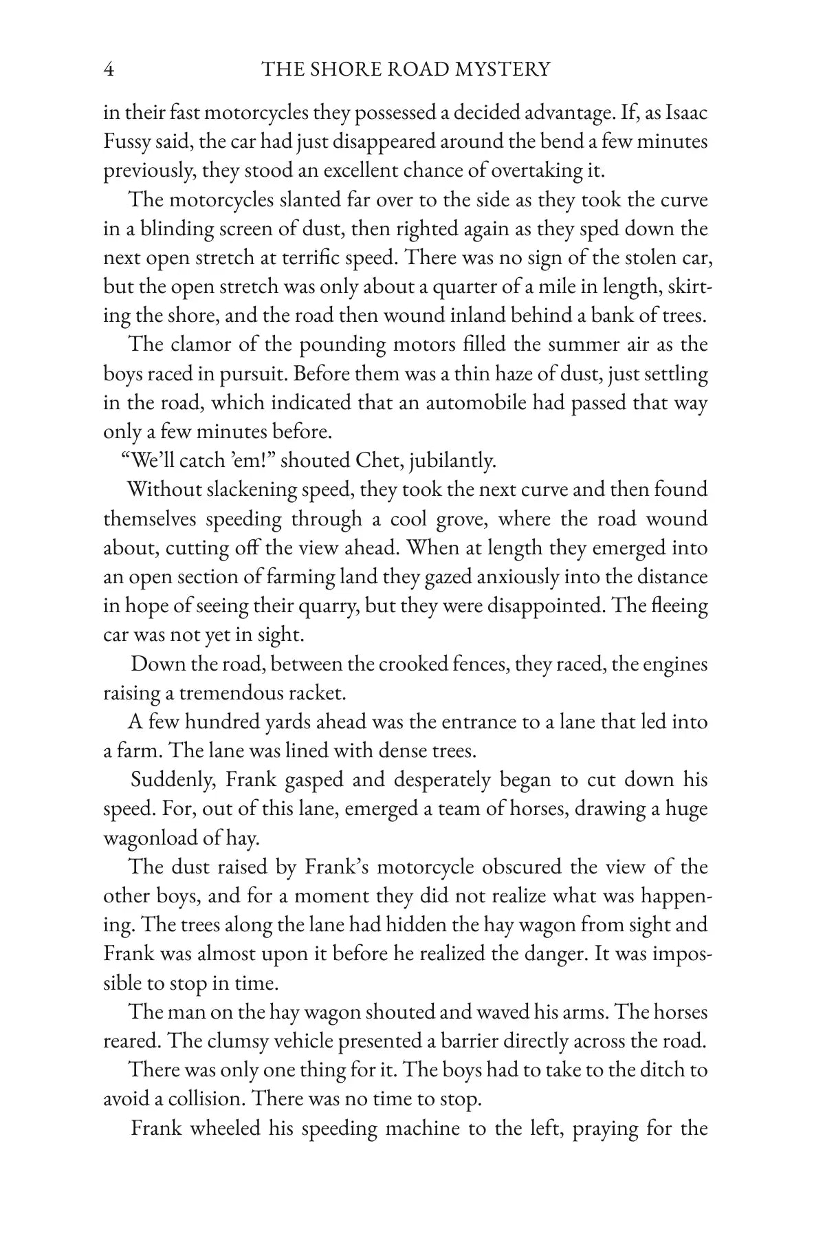 The Shore Road Mystery — story page 4