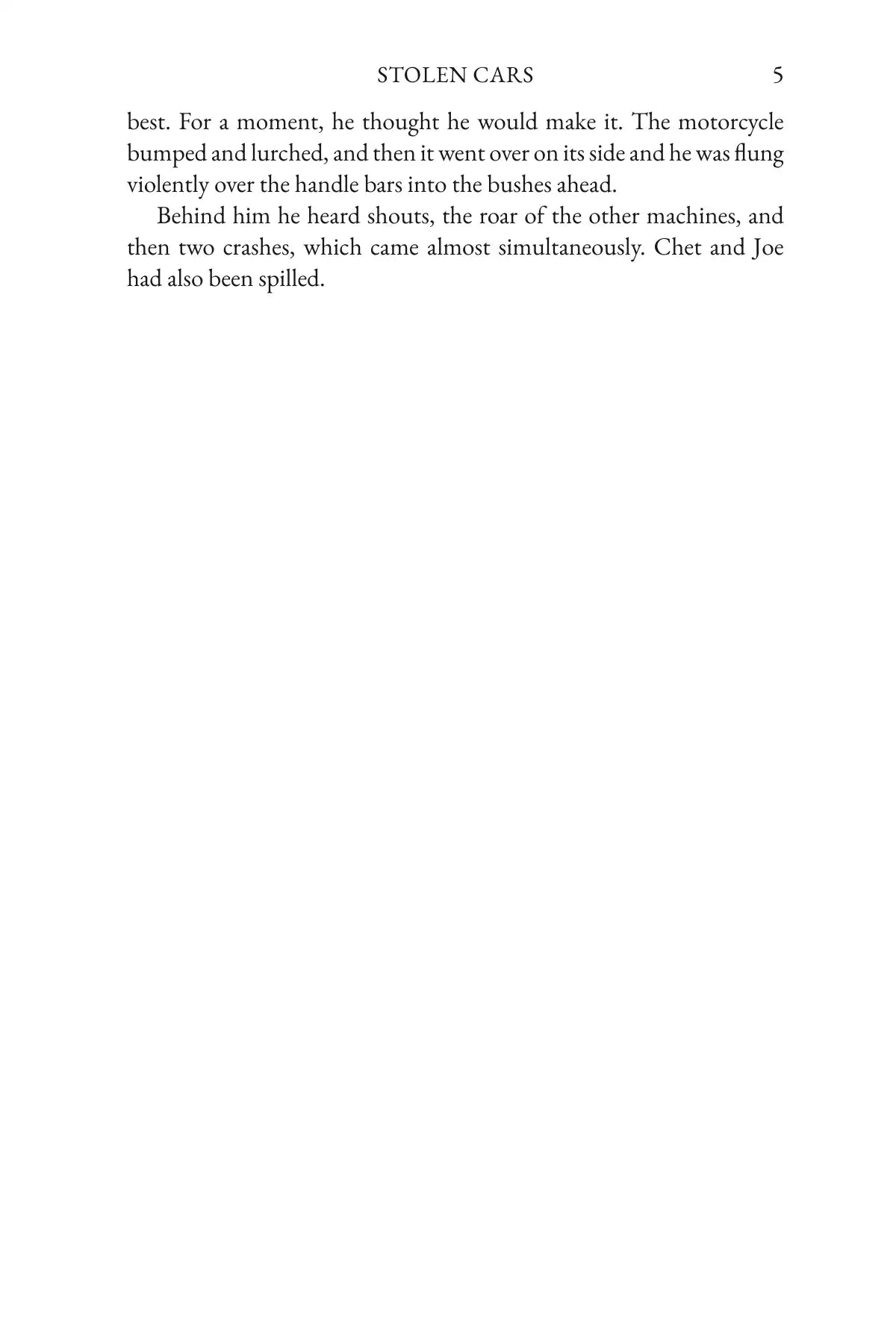The Shore Road Mystery — story page 5