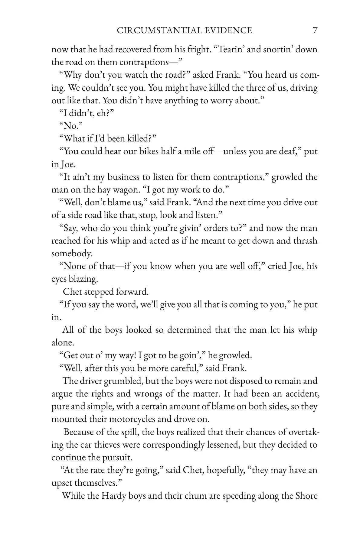 The Shore Road Mystery — story page 7