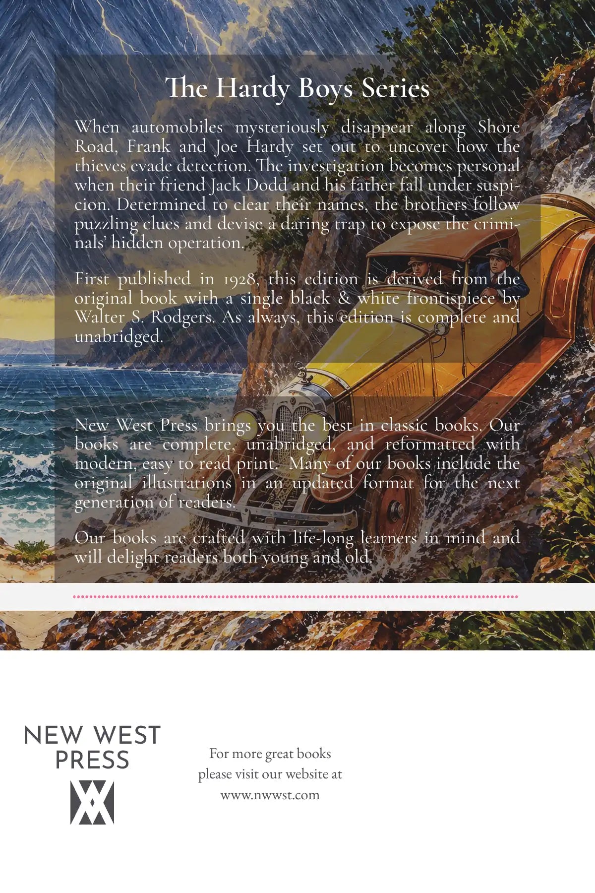 The Shore Road Mystery — back cover