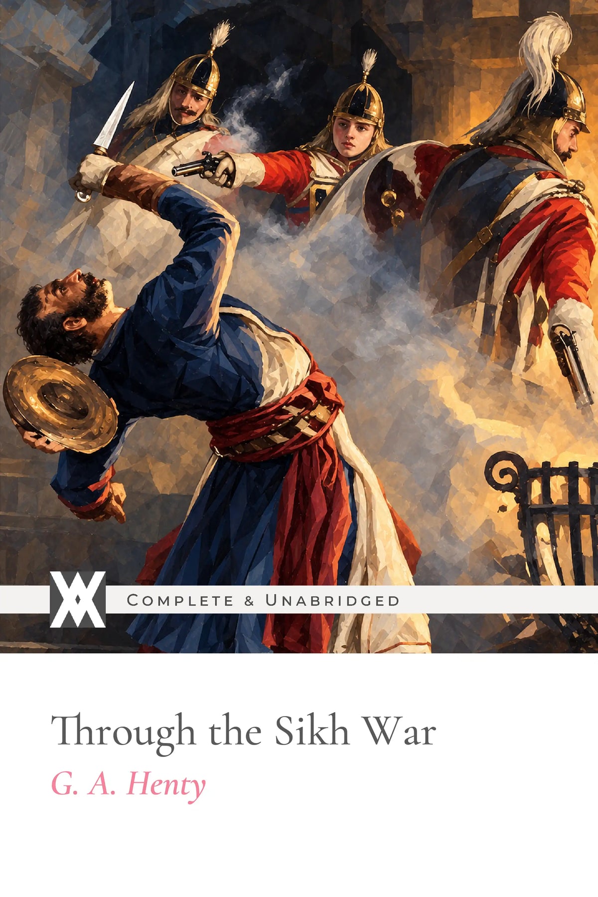 Through the Sikh War by G. A. Henty — front cover