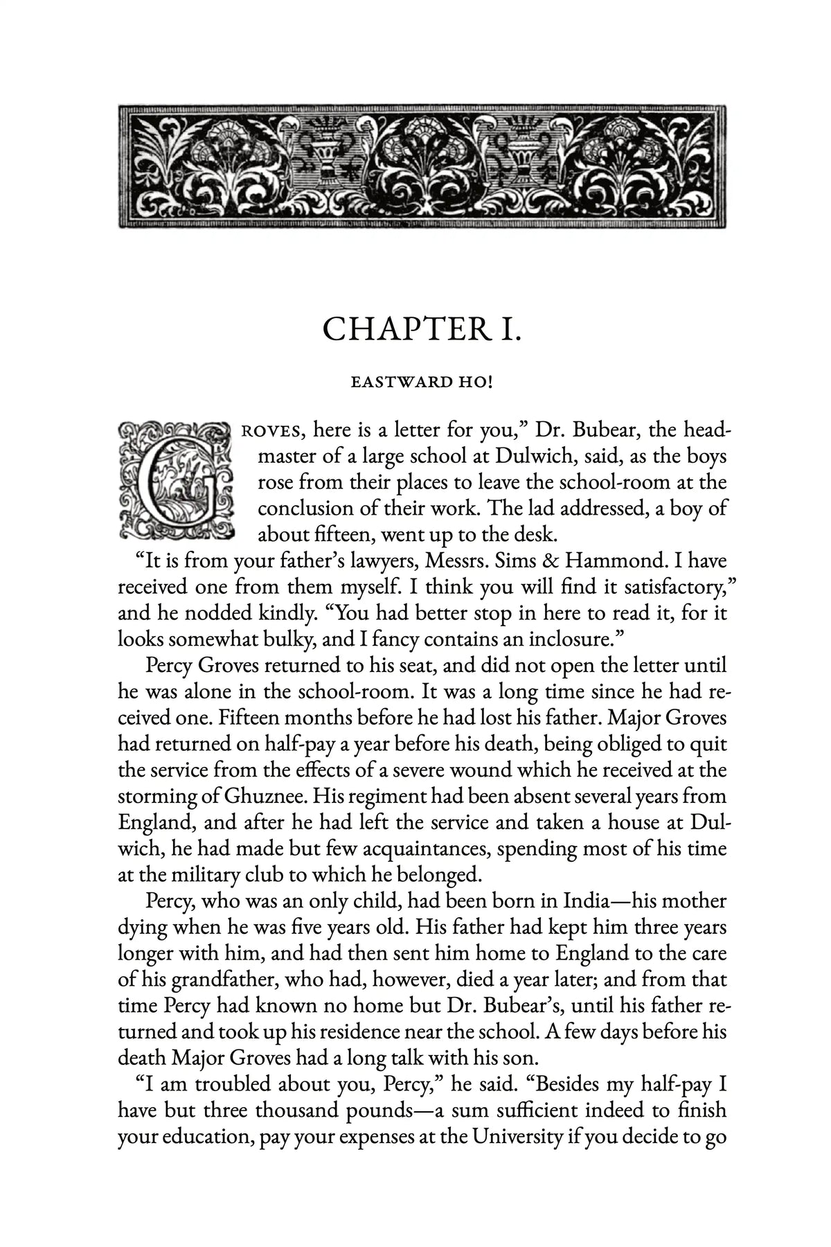 Through the Sikh War by G. A. Henty — story page 1