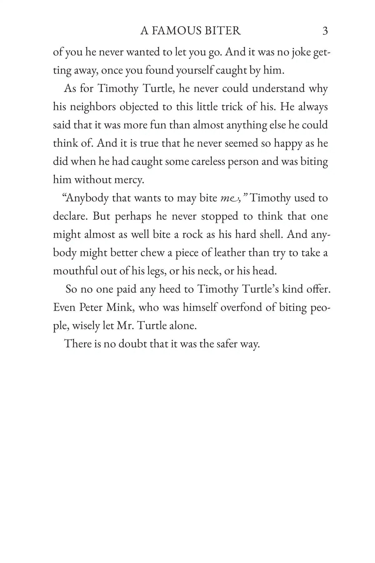 The Tale of Timothy Turtle — story page 3