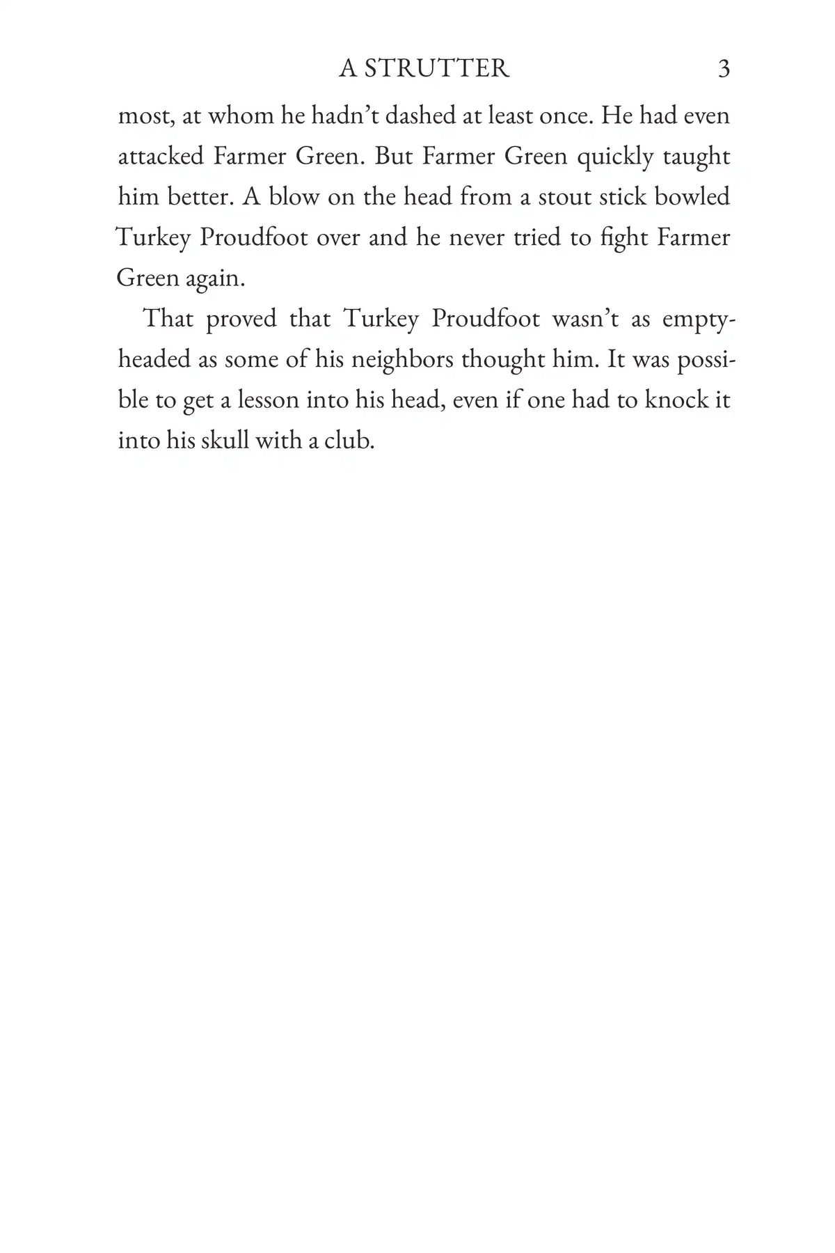The Tale of Turkey Proudfoot — story page 3