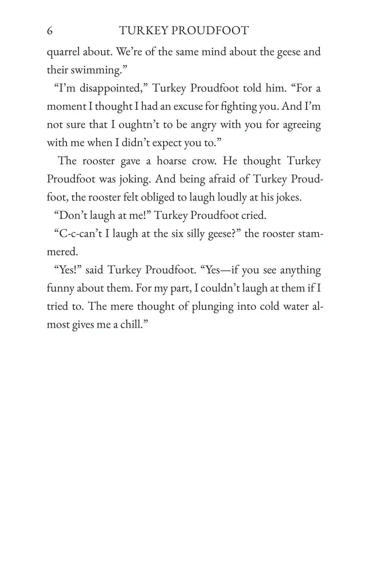 The Tale of Turkey Proudfoot — story page 6