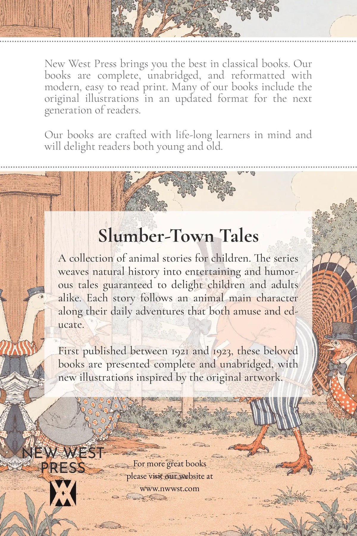The Tale of Turkey Proudfoot — back cover