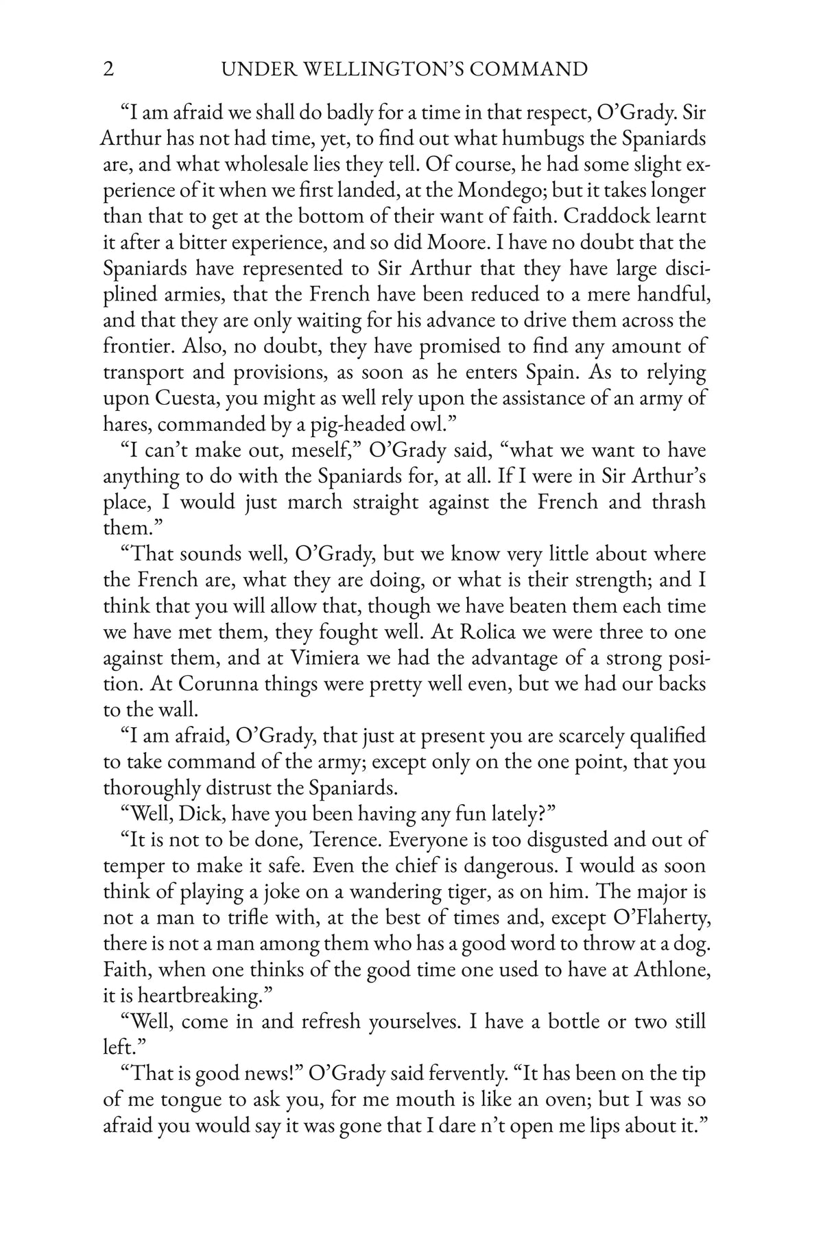 Under Wellington’s Command — story page 2