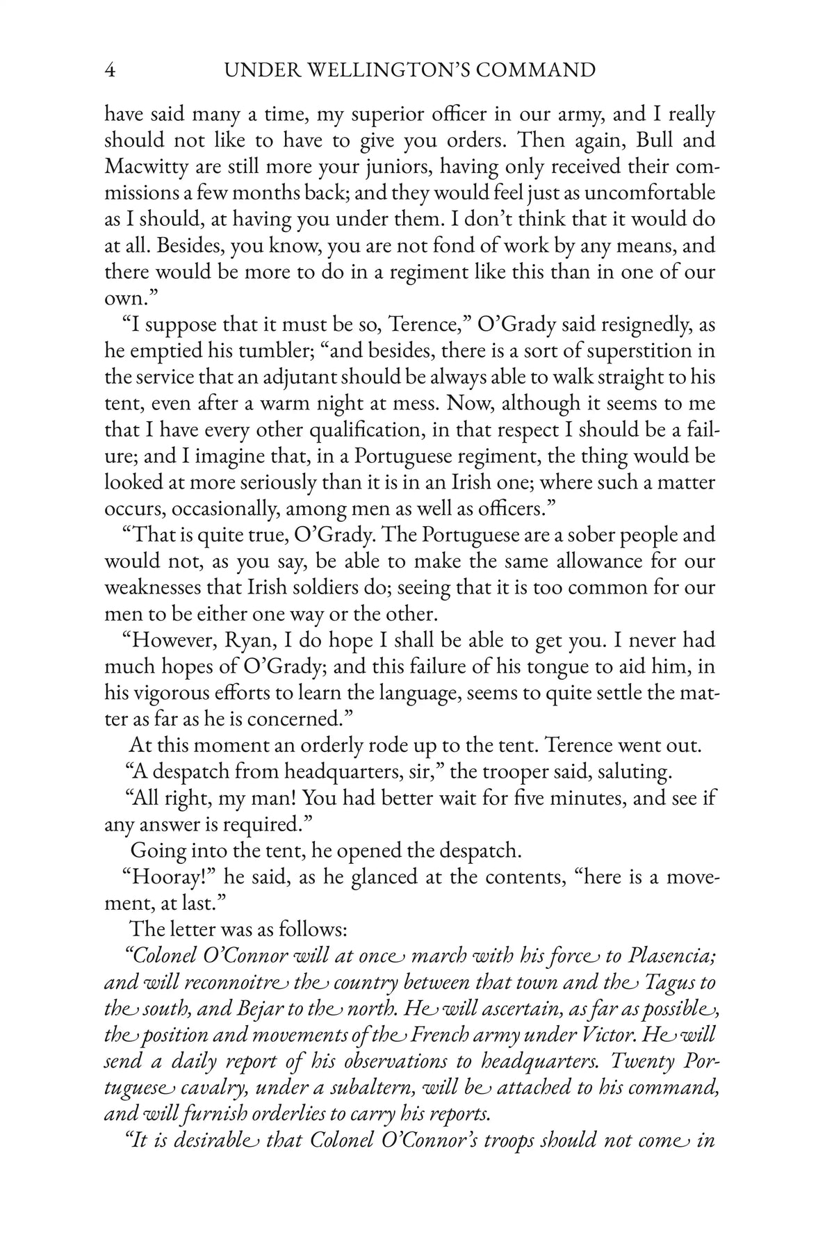 Under Wellington’s Command — story page 4