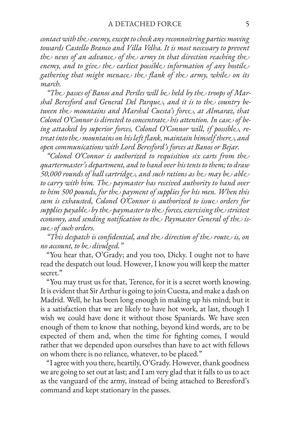 Under Wellington’s Command — story page 5