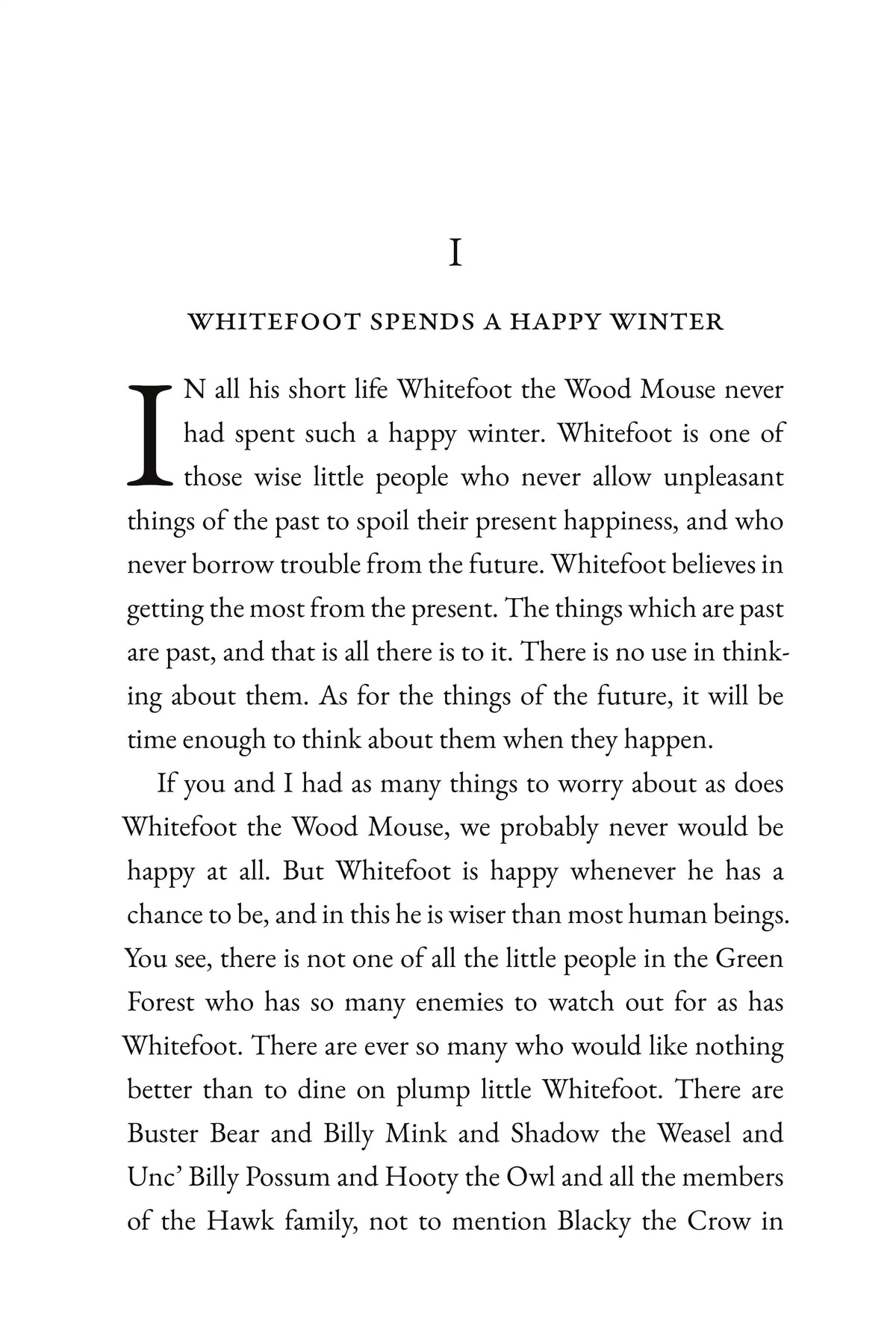 Page 1 of Whitefoot the Wood Mouse