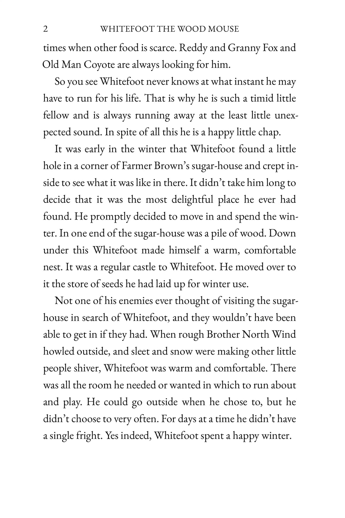 Page 2 of Whitefoot the Wood Mouse