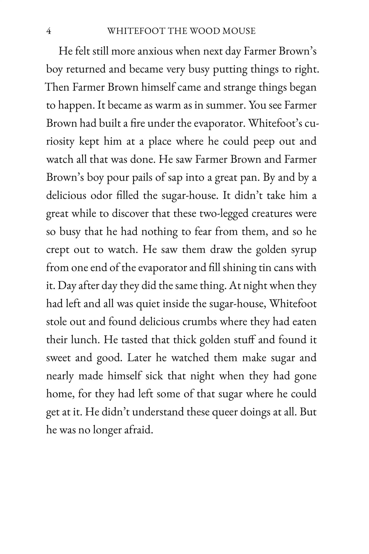 Page 4 of Whitefoot the Wood Mouse