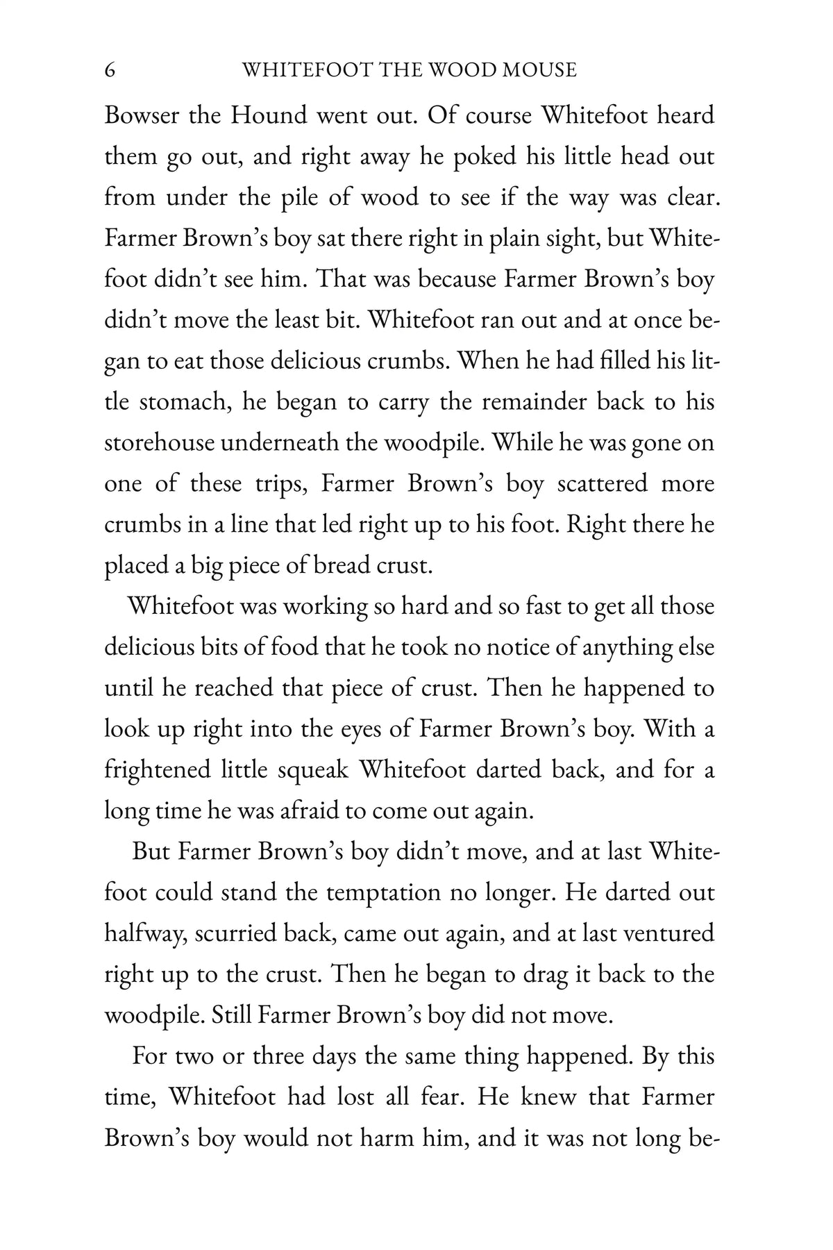Page 6 of Whitefoot the Wood Mouse