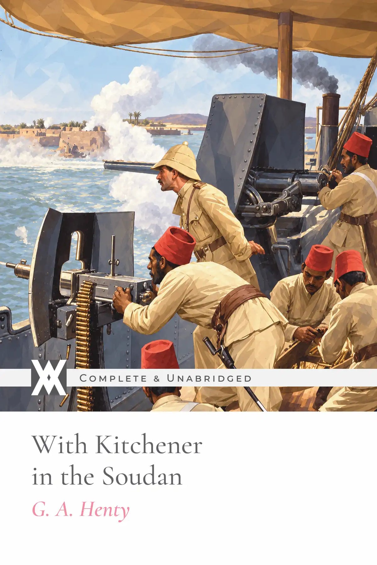 With Kitchener in the Soudan by G. A. Henty — front cover