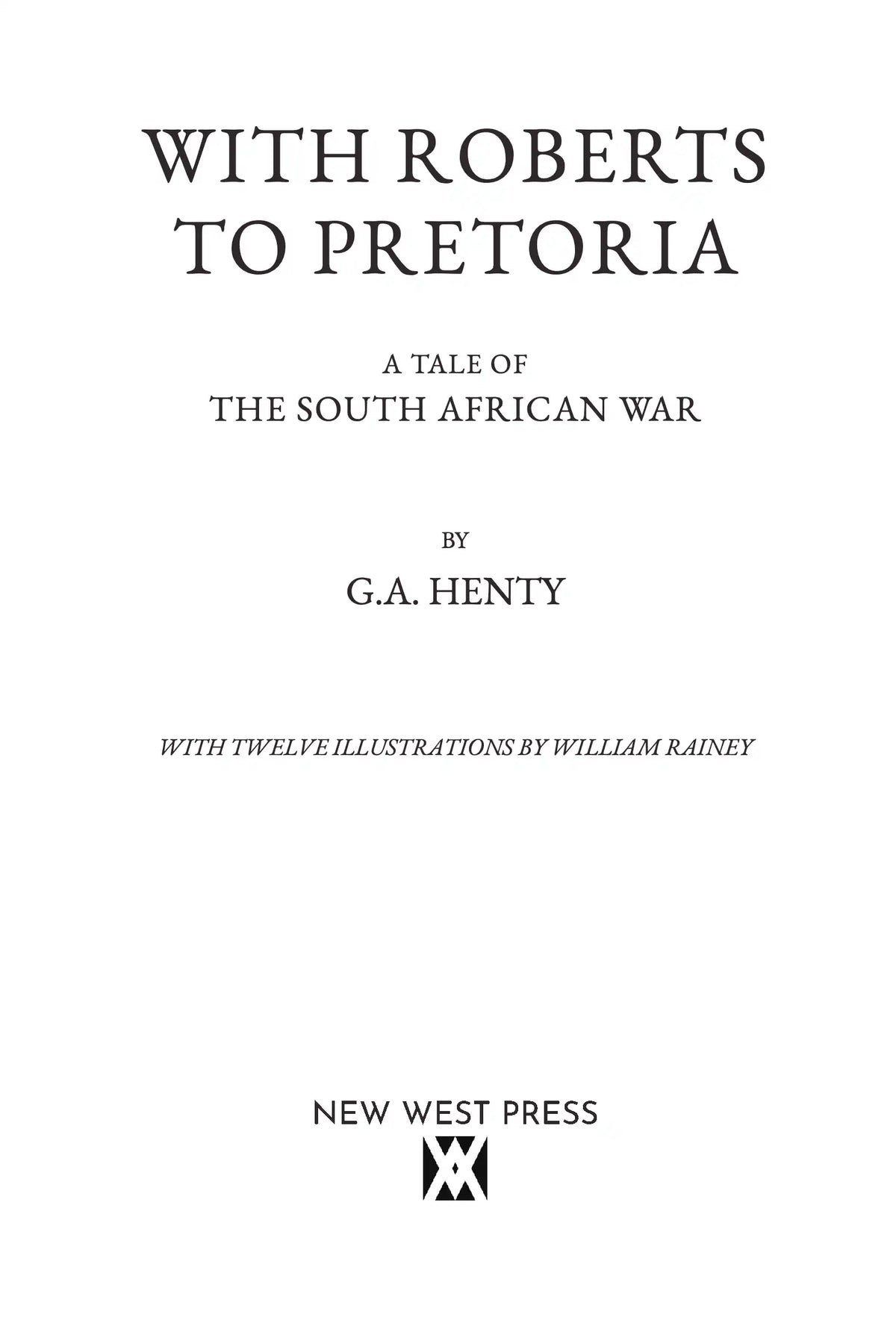 With Roberts to Pretoria — title page