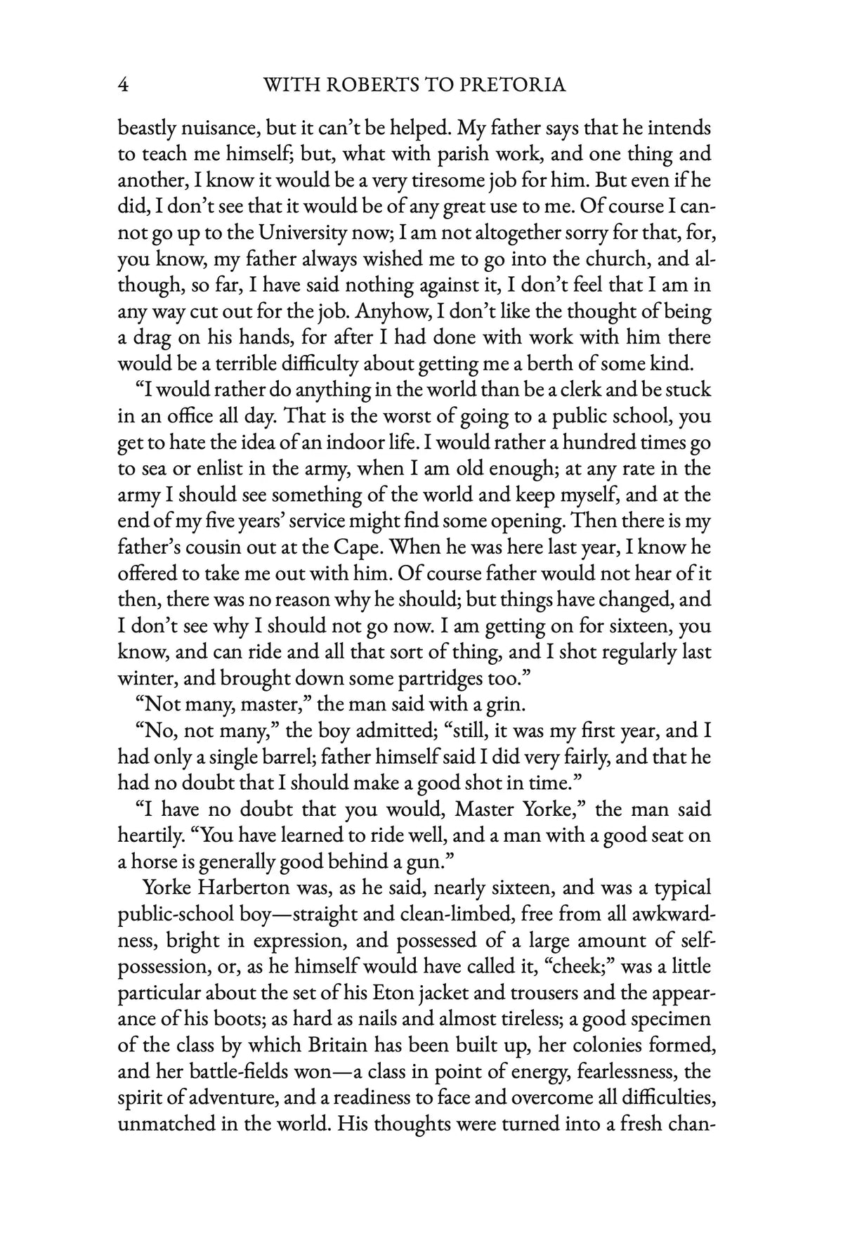 With Roberts to Pretoria — story page 4
