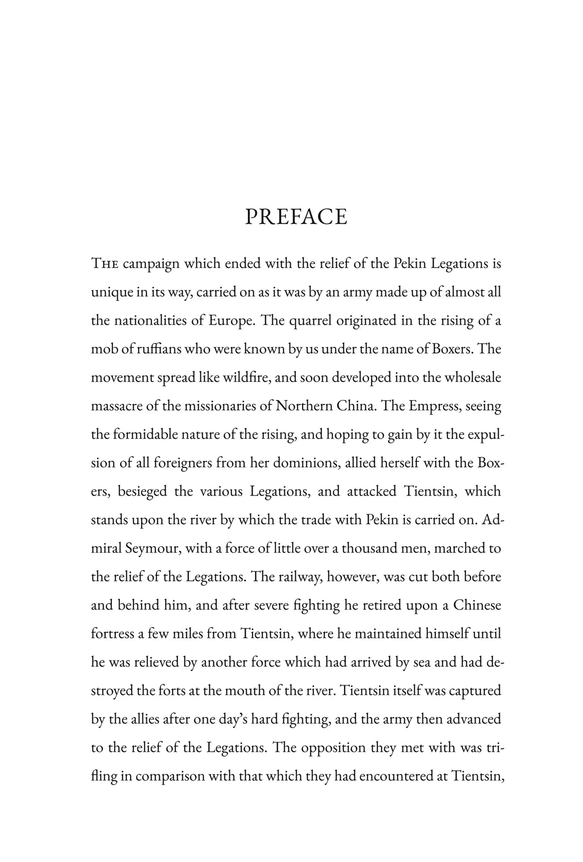 With the Allies to Pekin — preface 1