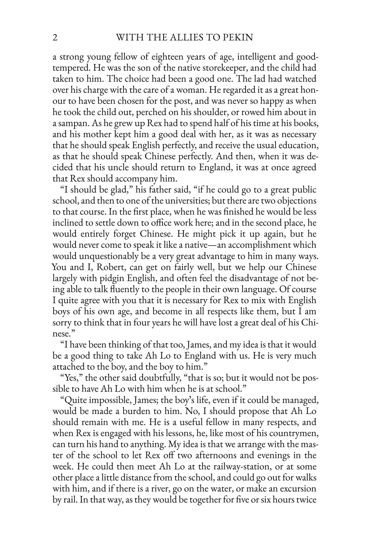 With the Allies to Pekin — story page 2