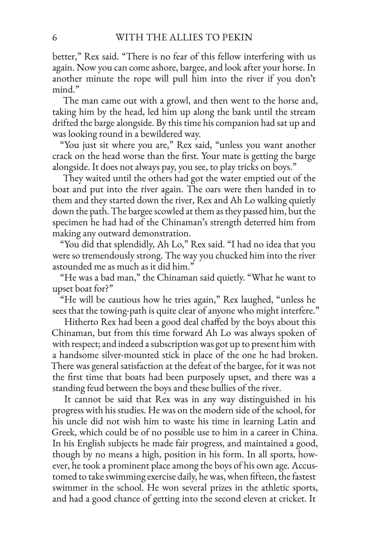 With the Allies to Pekin — story page 6