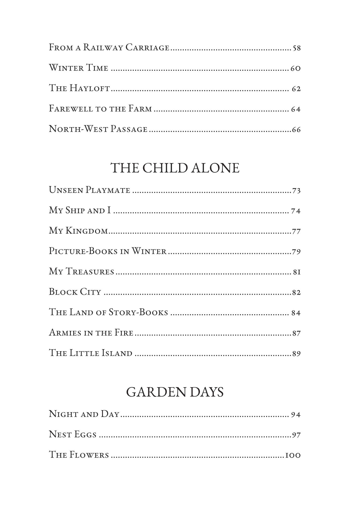 A Child's Garden of Verses