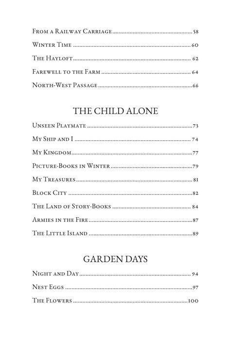 A Child's Garden of Verses