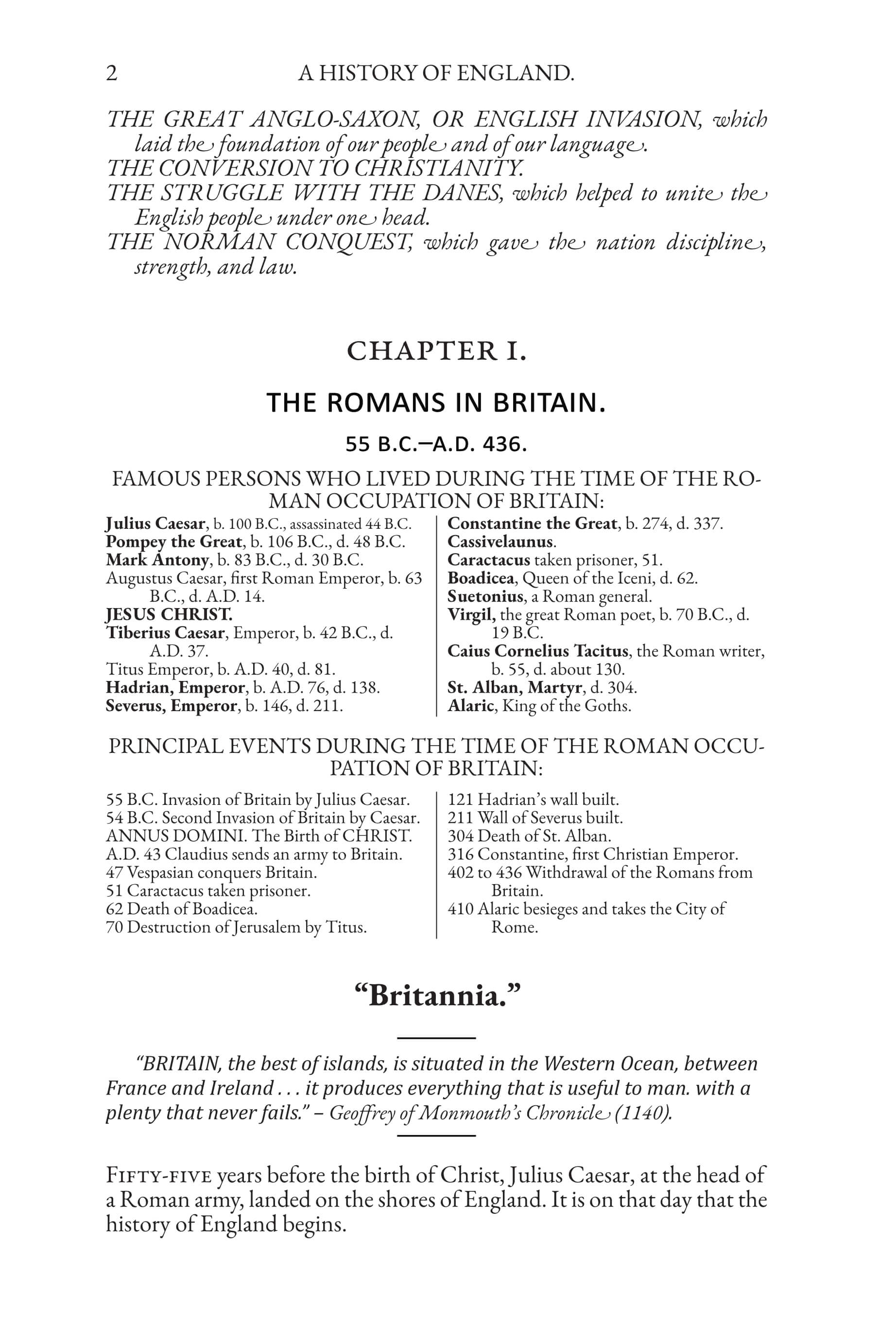 A History of England