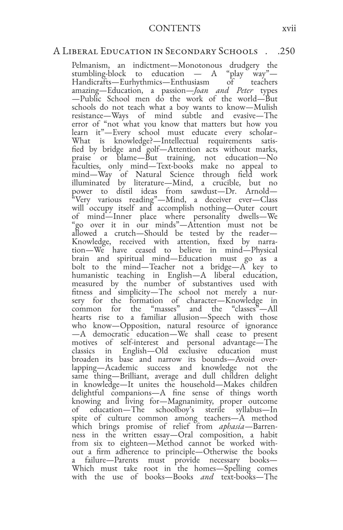A Philosophy of Education