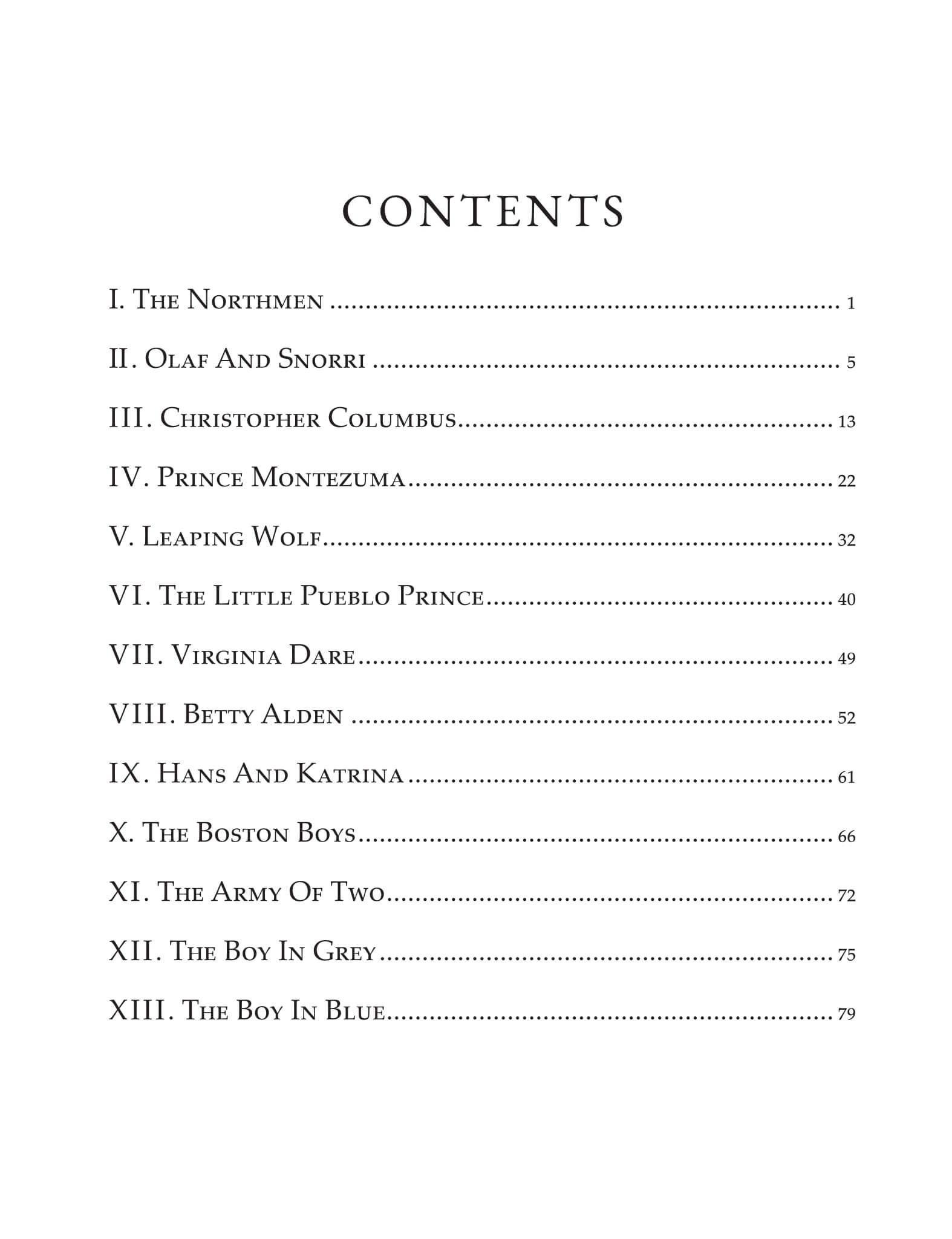 America's Story - Volume I