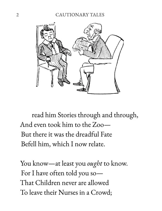 Cationary Tale Example Cautionary Tales For Children - Hilaire Belloc — New West Press