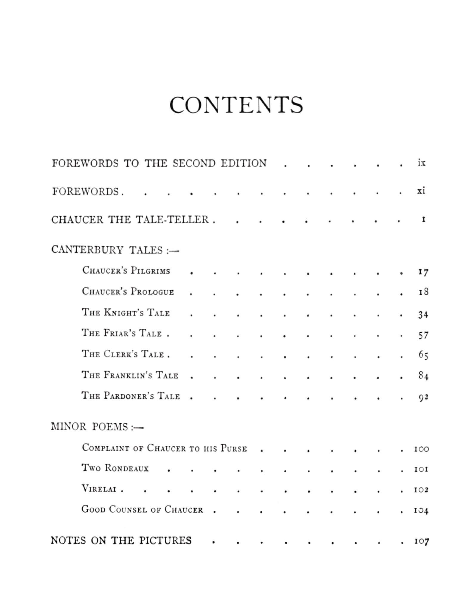 Chaucer For Children