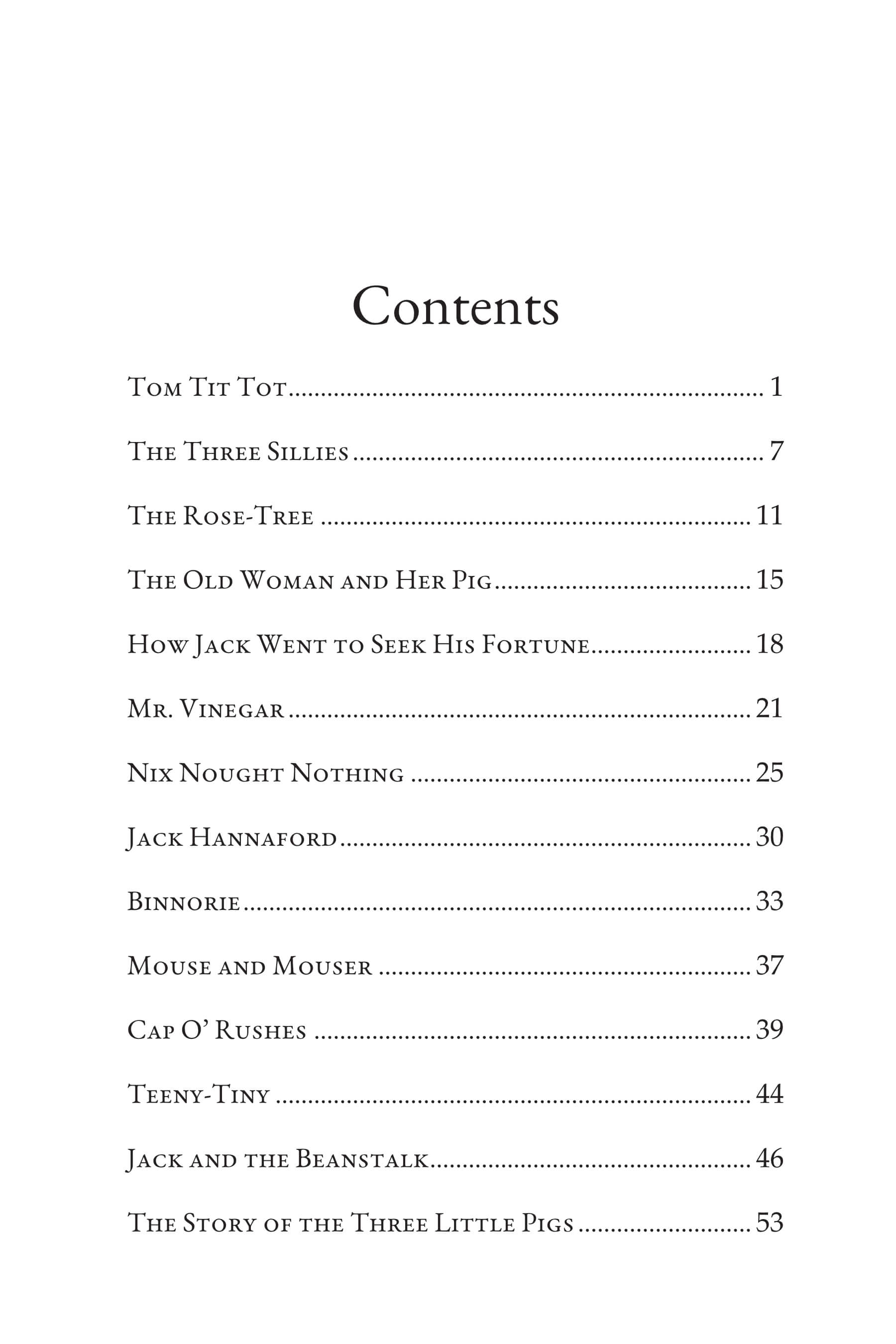English Fairy Tales