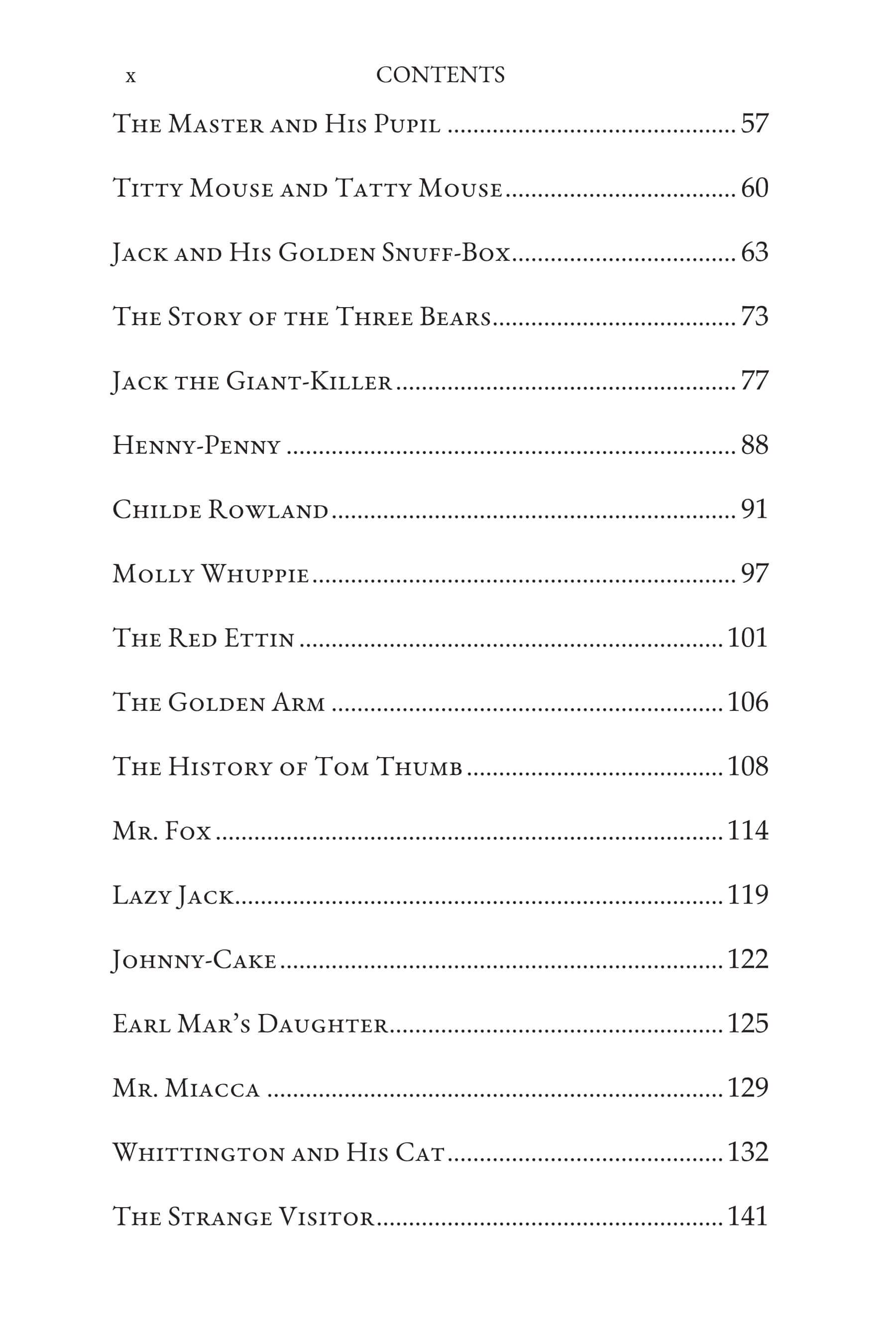 English Fairy Tales