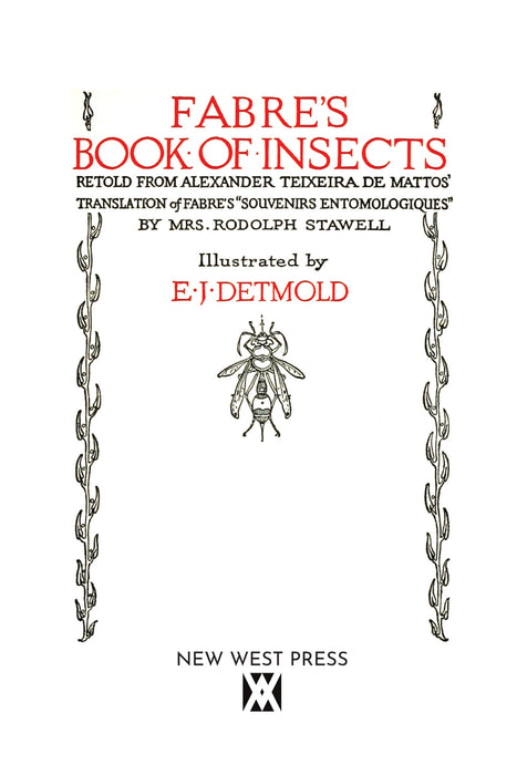 Fabre's Book of Insects