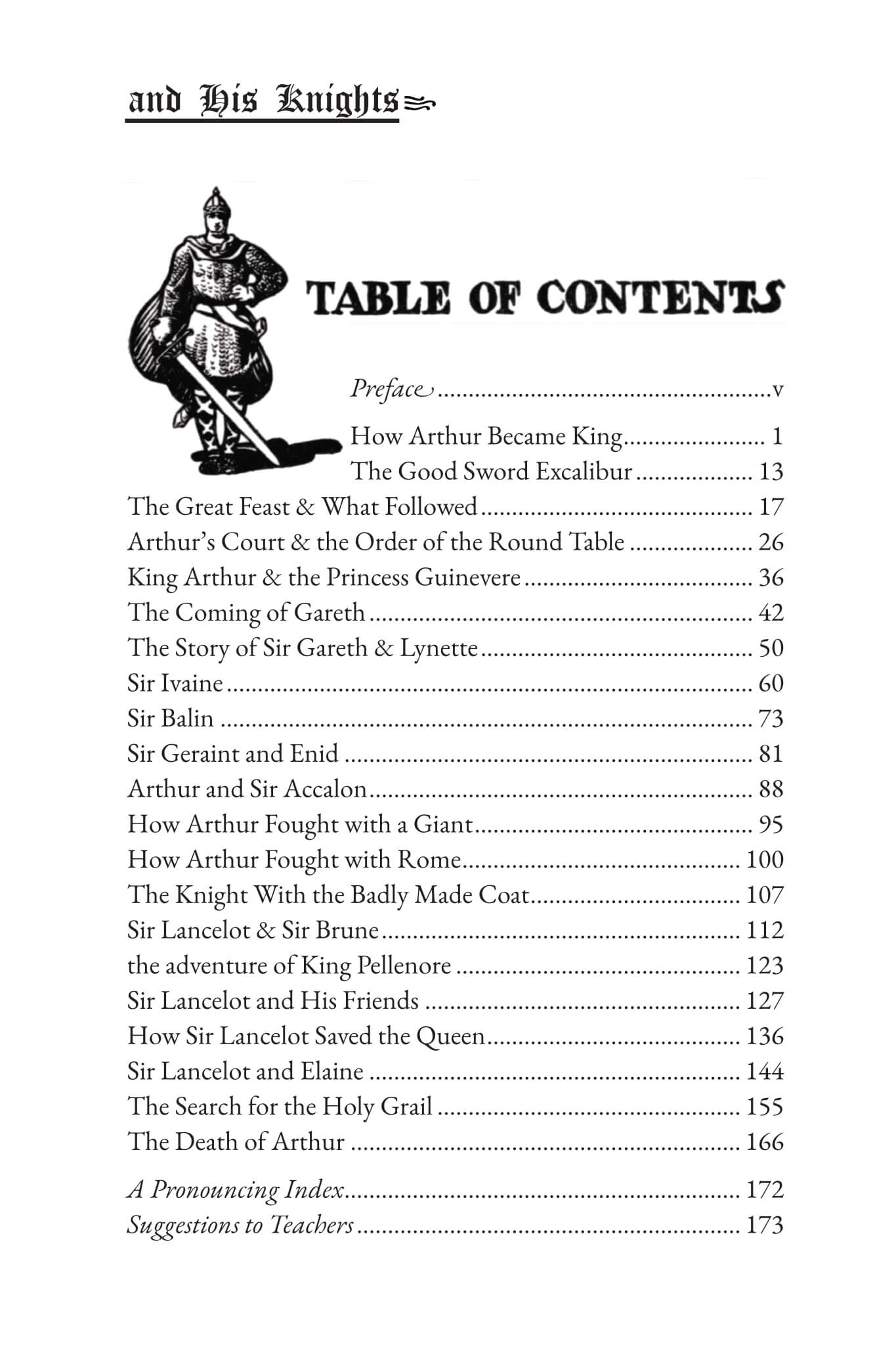 King Arthur and His Knights