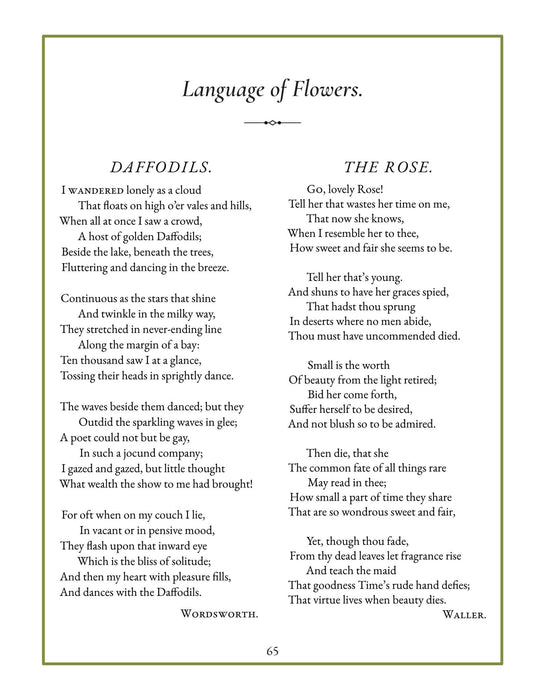 Language of Flowers